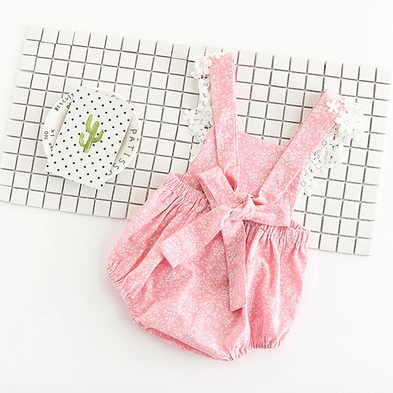 2018 blase Sommer Rosa Farbe Verbunden Bekleidungs Haus Prinzessin Süße Klettern Kleidung Kleine Mädchen Spitze Kleid