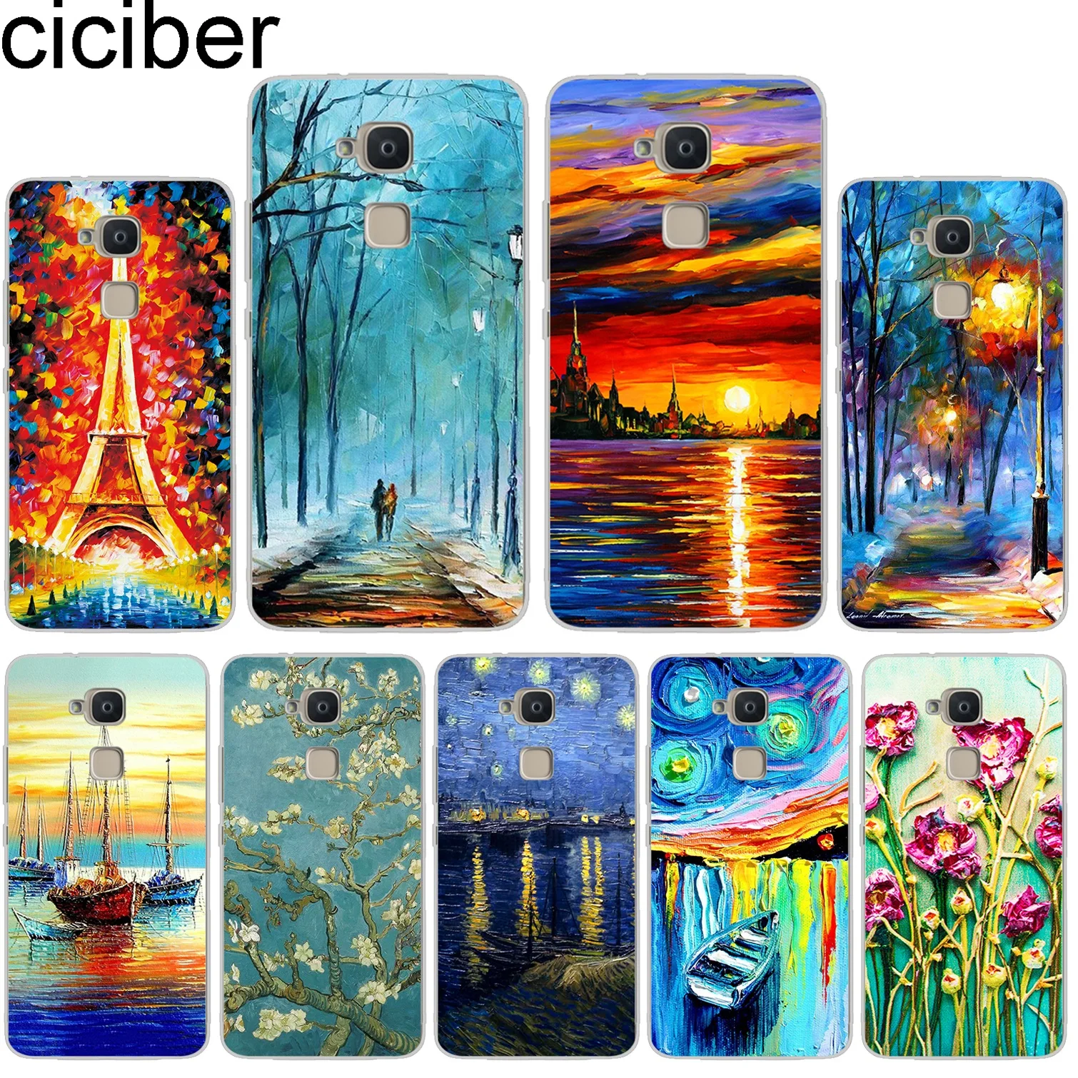 

ciciber For BQ Aquaris U2 C U X5 V VS X2 X Plus Lite Pro E5 s M5 M5.5 E4.5 M4.5 Soft Silicone Phone Cases Van Gogh Oil Painting