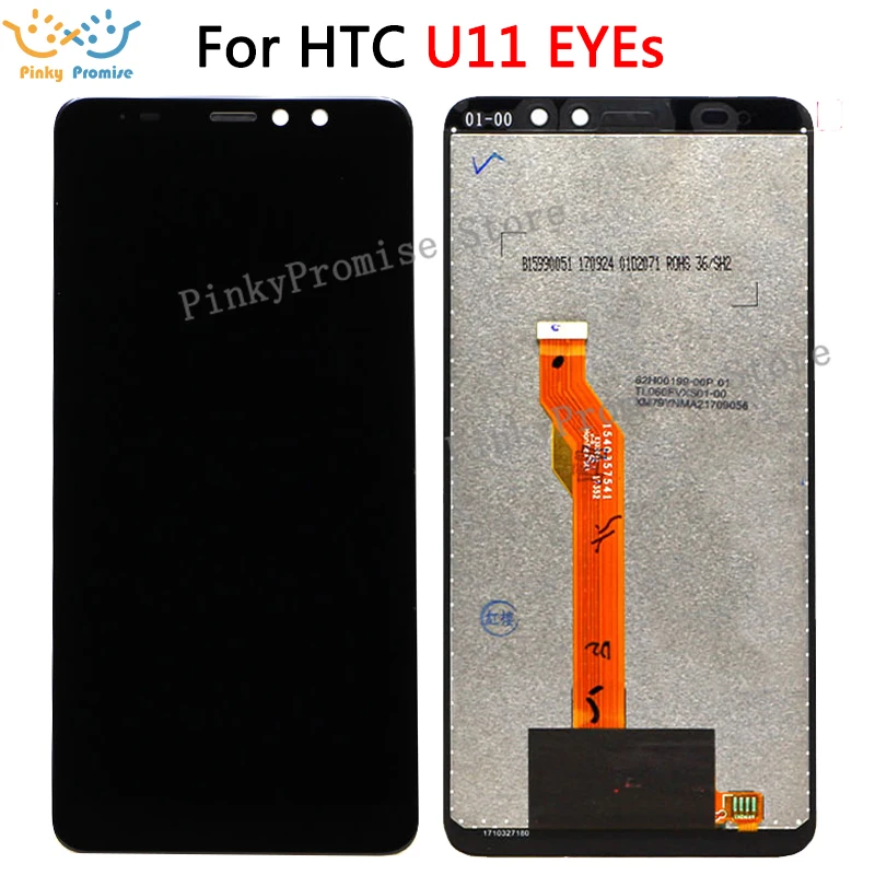 

New For 6.0" HTC U11 EYEs LCD Display Touch Screen Digitizer Panel Assembly Replacement Parts For HTC Ocean Harmony U11 EYEs LCD