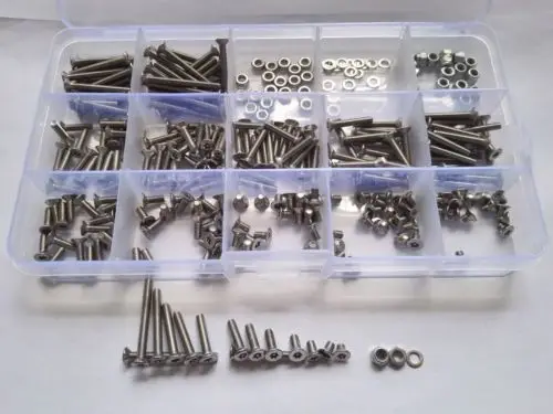 300 шт. M3 Torx T & TX винты с потайной головкой Винты плоской в комплекте Бесплатная