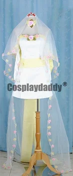 

Code Geass: Lelouch of the Rebellion C.C. Romantic Variation Wedding Dress Cosplay Costume F006