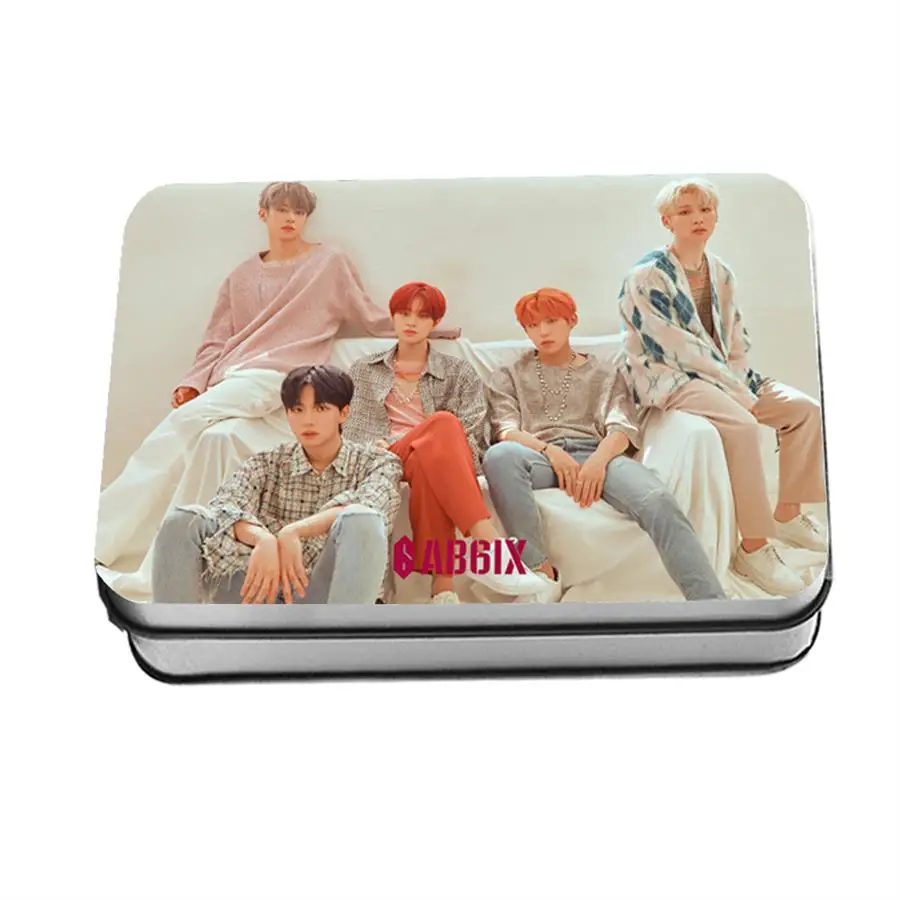 Kpop AB6IX B: полный Polaroid ЛОМО карта с фотографией Woojin молодых мин коллективных карты HD Фотокарта 40 шт./компл