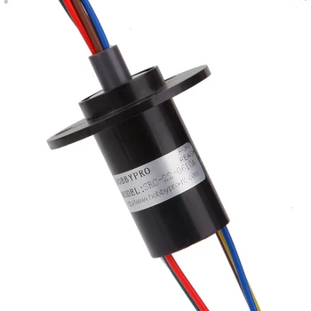 

SRC-22-0610A Big Current 10A 6 Channel Electric Collecting Sliprings Conductive Slip Rings Wind Power Generation RC