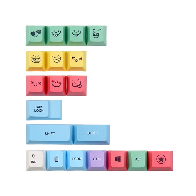 Мел рукав keycap124 клавиши pbt cherry mx механическая клавиатура keycaps краситель ПОДБИТАЯ вишня профиль 1,75 shift fit fc660 2,25