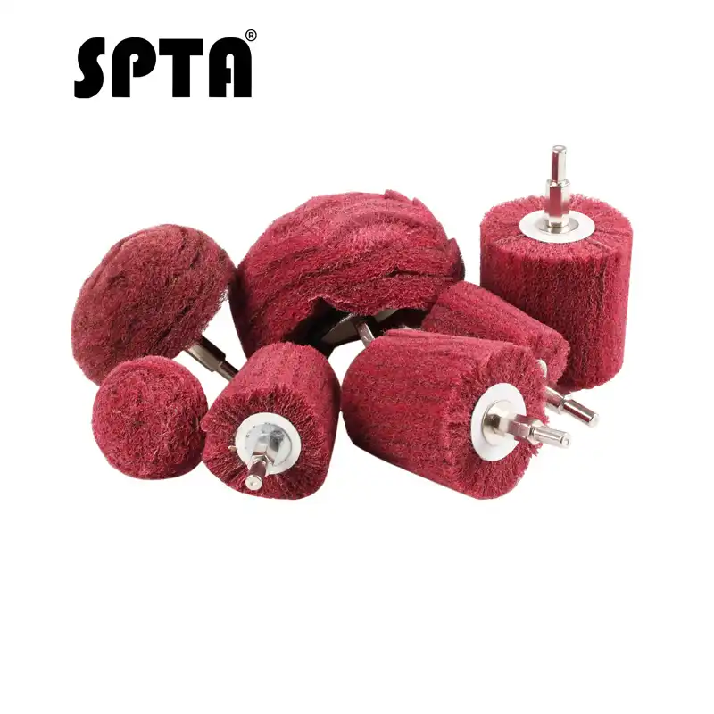 SPTA полировальная Подушка Швабра колесная дрель набор для коллектора, алюминий, нержавеющая сталь, хром, металл набор из 5 шт. - изображение