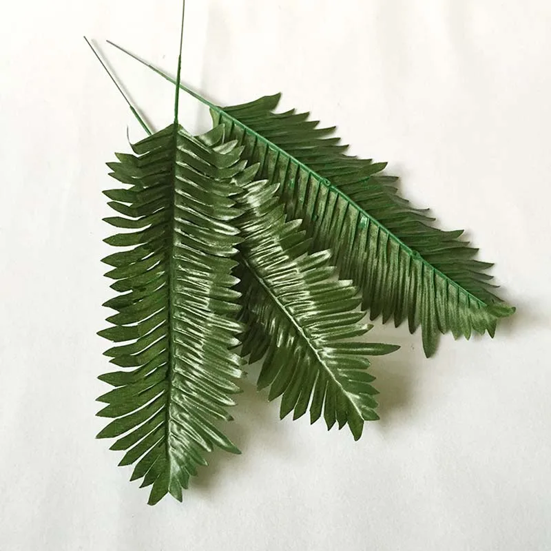 Большой Cycas зеленый лист растение домашний офис украшение пластиковый ложный