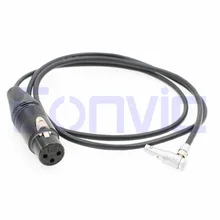 Eonvic 00B 5 pin 3 pin XLR Женский аудио Вход ARRI Alexa мини Камера микрофонный кабель