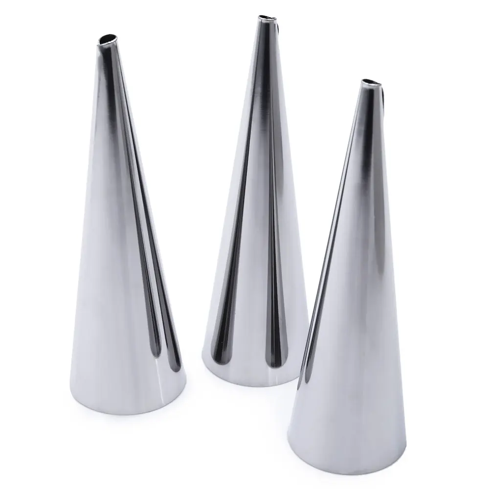 

Stainless Steel Spiral Baked Croissants DIY Horn Baking Cake Mold