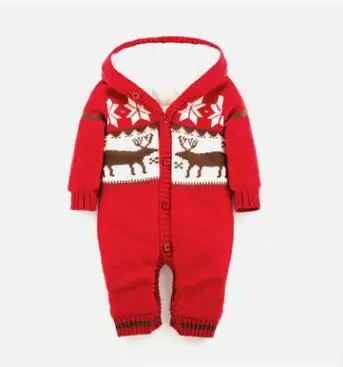 

2018 hot sell Baby Romper newborn overalls High quality sweater Autumn and winter cold-proof warm baby girl romper
