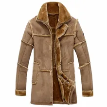 Зимние мужские пальто из искусственного меха, толстая бархатная теплая верхняя одежда, Европейский и американский стиль, мужские пальто из искусственного меха, ветровка W021