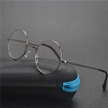 MINCL/ ретро мужские и женские круглые зеркальные очки для чтения для женщин, металлическая оправа, очки для чтения с коробкой FML