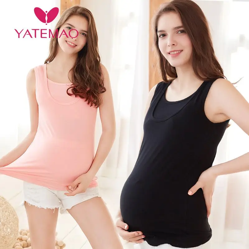 YATEMAO модная хлопчатобумажная одежда для беременных пижамы грудного