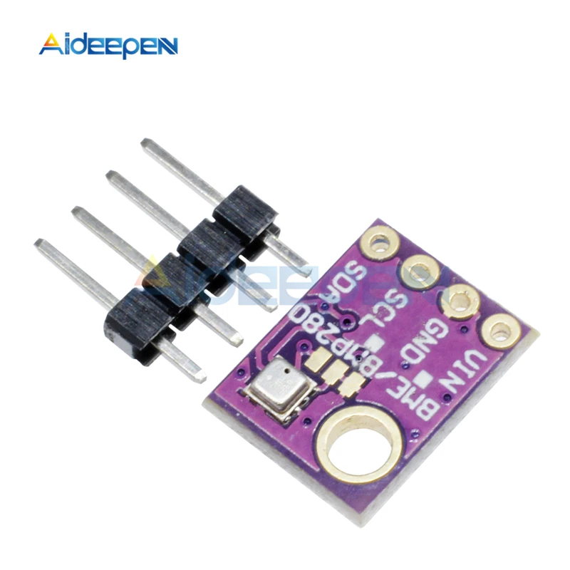 

BME280 Digital Sensor Temperature Humidity Barometric Pressure Sensor Breakout Module Board GY-BME280 I2C IIC SPI Interface 5V