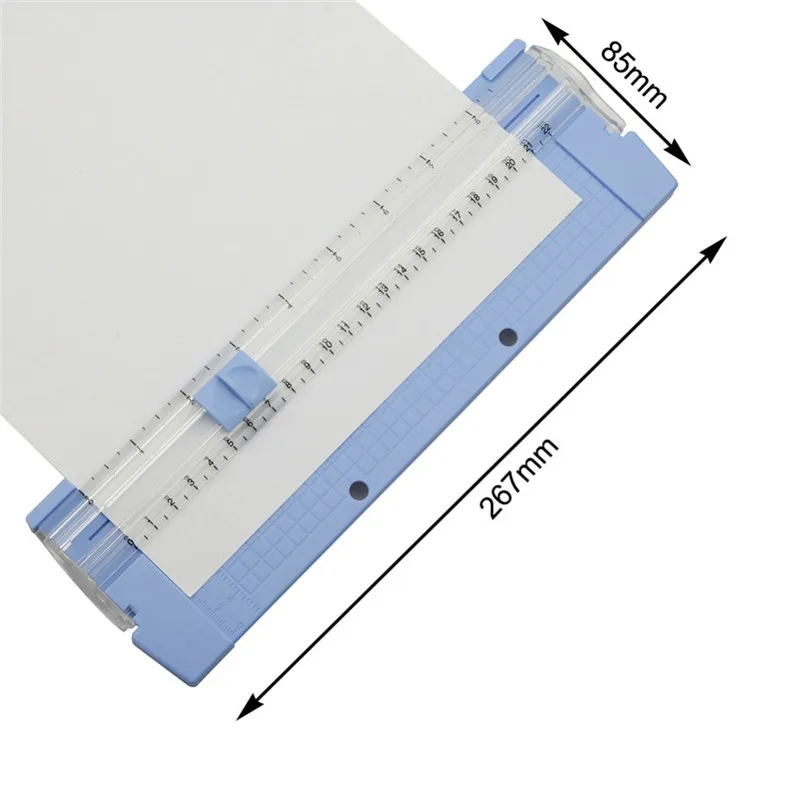 10 шт. маленький мини портативный резак для бумаги синий резак для бумаги раздвижной резак для домашнего офиса канцелярские принадлежности