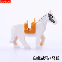Gusug 50 шт. средневековой Властелин колец Белый замок войны назгуль лошадь с седло блоки детские игрушки