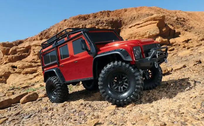 1/10 масштаб внедорожника Cralwer грузовик Defender D110 Rove Land araxxas TRX4 RTR пульт дистанционного управления Автомобили - Цвет: orange