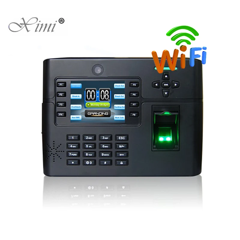 

ZK iClock900 WIFI TCP/IP Biometric Fingerprint Access Control And Time Attendance Time Recorder With Backup Battery And Camera