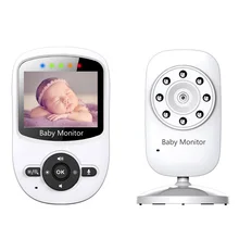 Babykam babyfoon камера видео няня 2,4 дюймов ИК Ночное Видение 2 способа разговора температура монитор колыбельные 2X зум детская камера няня