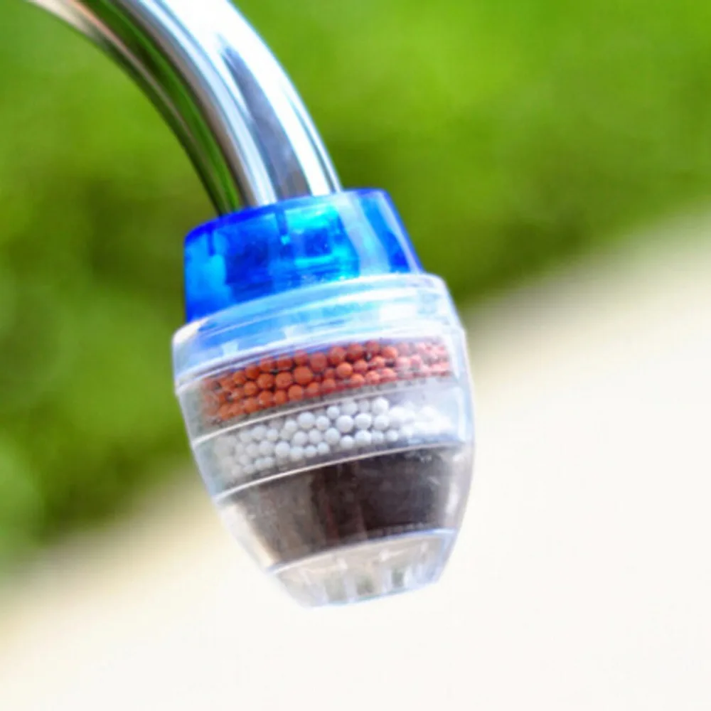 RLHQG Home Water Purified Faucet Filter Bamboo Charcoal