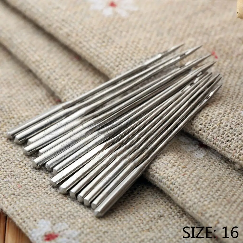 Buy 10Pcs Silver Metal Size 100/16 Home Sewing Machine