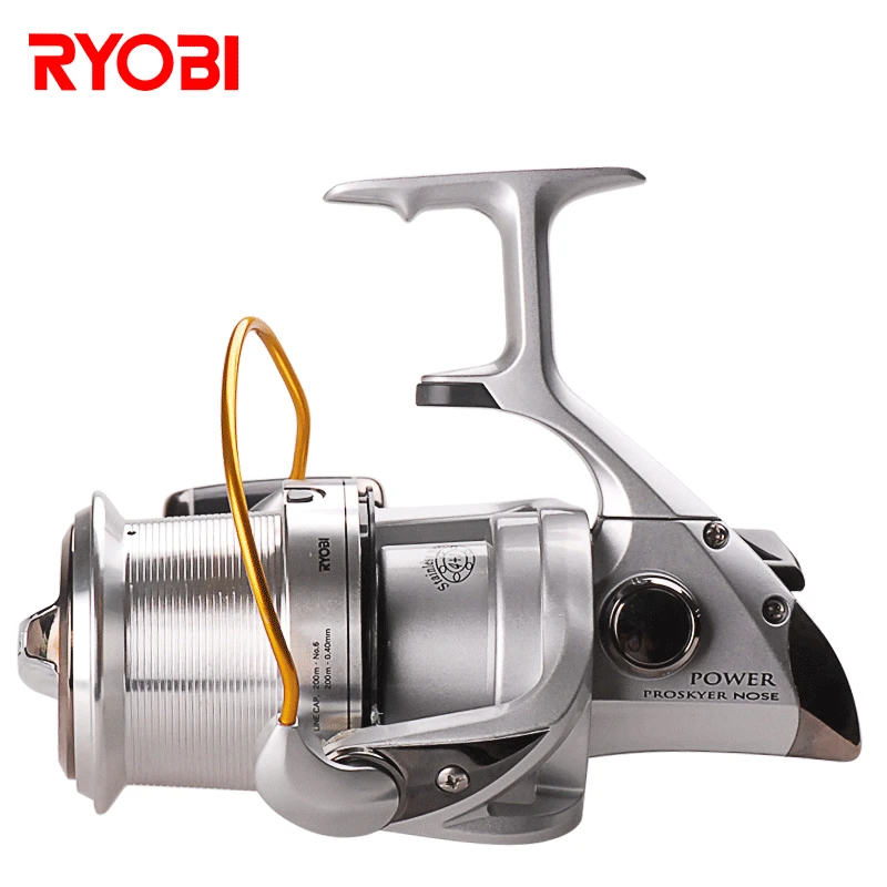 

Silver Spinning Fishing Reels 100% Original Authentic RYOBI PROSKYER NOSE 3.9:1 Distant Wheel Boat Fishing Wheel Fishing Tools