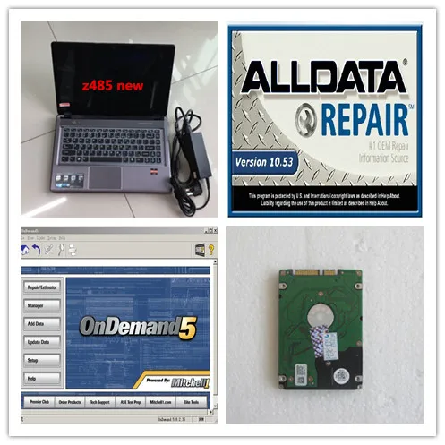 alldata 10 53 2018 installed version alldata mitchell on demand 2in1 with font b laptop b