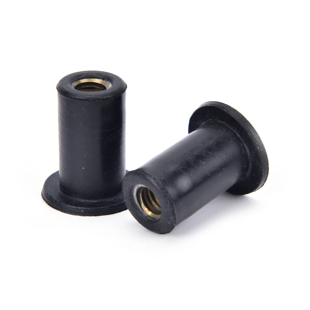 6pcs M5 Rubber Well Nuts Kayak Accessories Blind Fastener Rivet Fishing Jack Windscreen Wellnuts | Спорт и развлечения