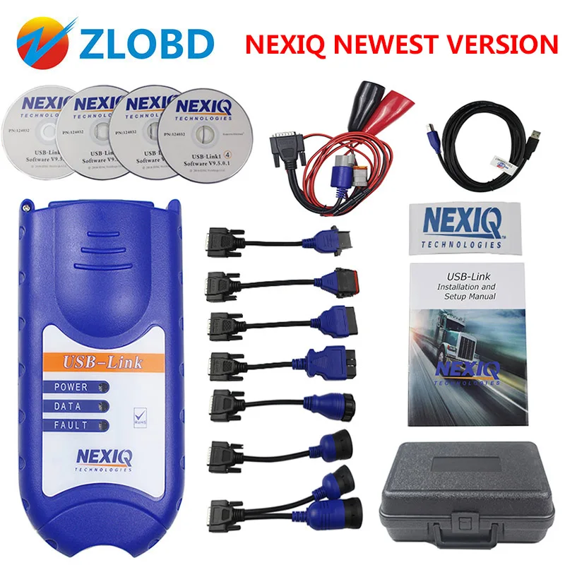 

Top Selling NEXIQ 125032 USB Link Diesel NEXIQ2 USB LINK 125032 Truck Diagnose Interface and Software with All Installers