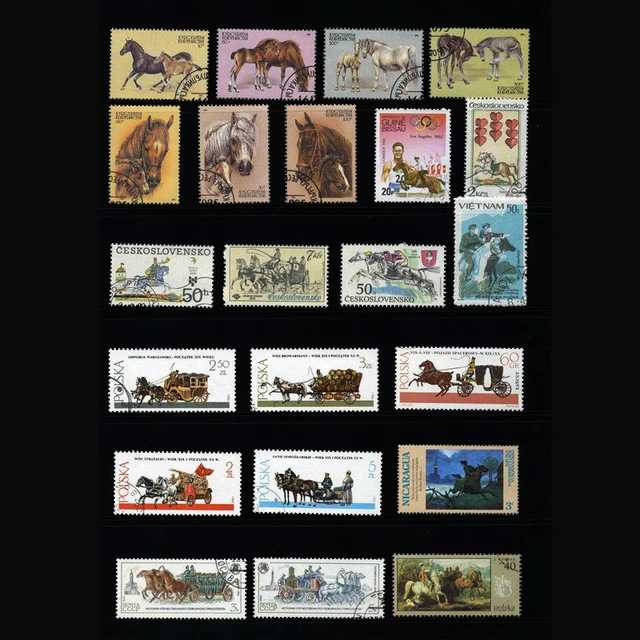 세계 각국의 수집용 우표로 유익한 취미를 만끽하세요!