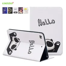 GOOYIYO - For iPad Mini 1234 Leather Colored Painting Case Tablet Soft Back Cover Book Stand Shell For iPad Mini 7.9 