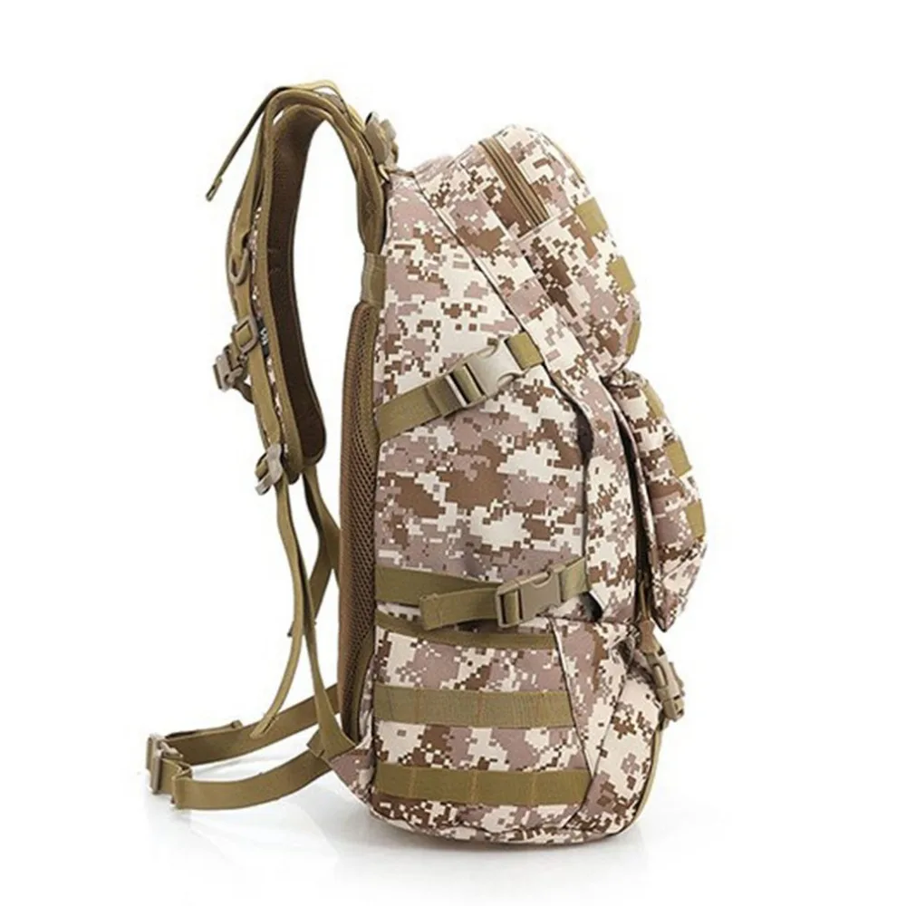 55L большой Ёмкость Gym Bag Back Pack сумка Открытый Восхождение сумка Водонепроницаемый спортивный рюкзак путешествия армия камуфляж Бесплатная