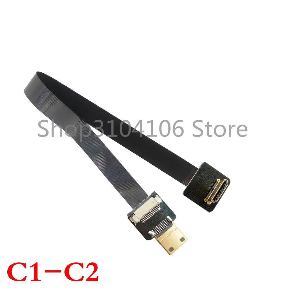 C1 fpc-кабель для аэрофотосъемка 5 см-100 см FPV HDMI mini HDMI Male to Male HDTV