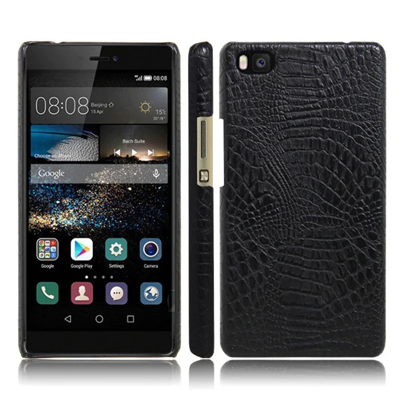 

Huawei ALE-L21 ALE L21 Case Quality PC Crocodile Grain Back Cover Hard Case for Huawei ALE-L21 Ascend P8 Lite P8Mini ALE L21