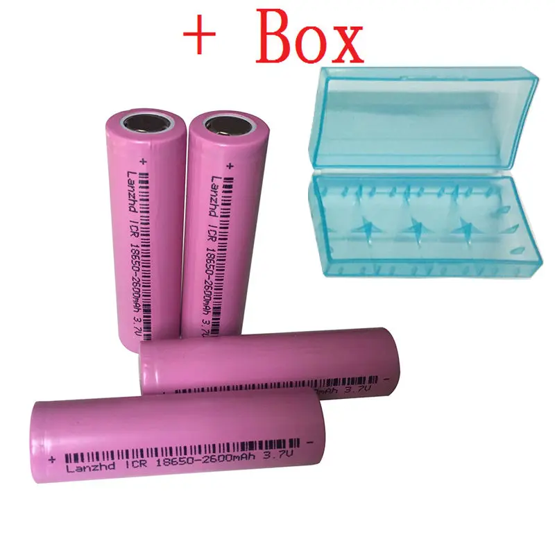 4 шт. литий ионные аккумуляторные батарейки 18650 3 7 в|li ion|battery 1865018650 battery |