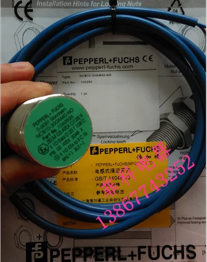 

P+F NCB10-30GM40-NO Explosion proof 8.2V Limit Probe New High-Quality Proximity Switch