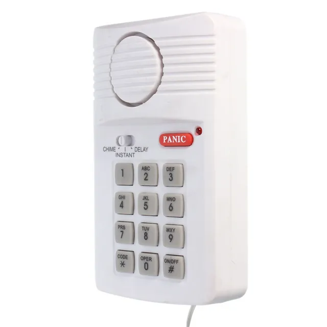 Best sales High Quality Security Keypad Door Alarm System With Panic Button For Home Shed Garage Caravan