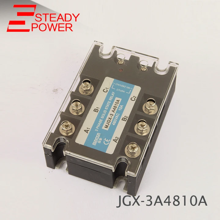 Three Phase Solid State Relay AC Control AC 10A 25A Actually 90 280VAC