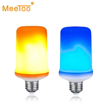

LED Night Light Flame Lamp Gravity Sensor LED Flame Effect Light Bulb 220V 110V Creative Flickering Emulation Decorative Lamp