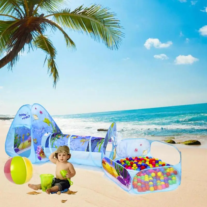 3pcs/Set Tent Toys Folding Pool-Tube-Teepee Baby Play Tent House Kids Crawling Tunnel Game Play Triangle Tent Ocean Ball Pool цена 3pcs/Set Tent Toys Folding Pool-Tube-Teepee Baby Play Tent House Kids Crawling Tunnel Game Play Triangle Tent Ocean Ball Pool цены онлайн