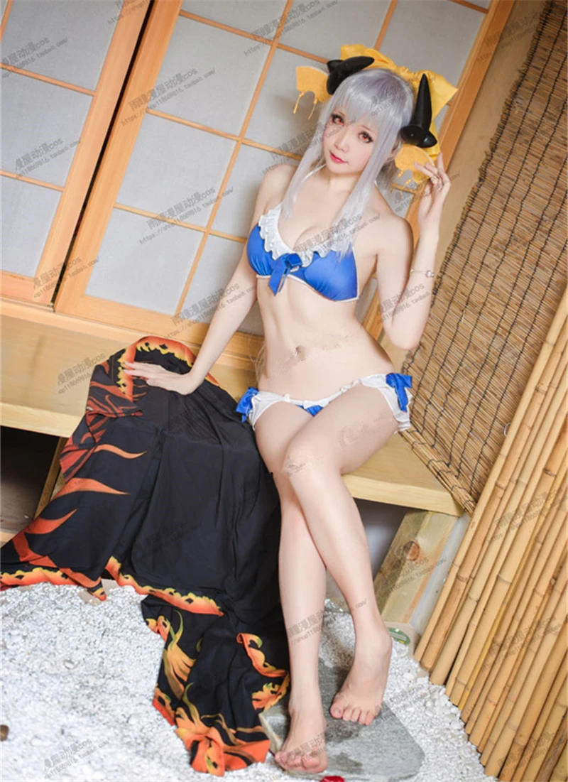 Игра Fate/Grand Order Berserker Kiyohime косплей костюм бикини женские летние купальники косплей одежда для плавания женские купальники