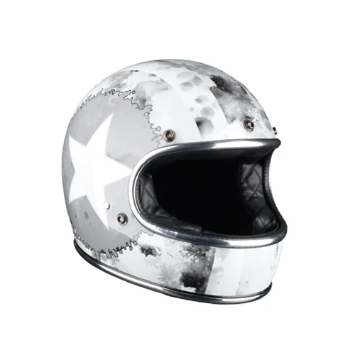 Полный шлем rcycle moto rcycle retro casco de moto jet capacetes de moto ciclista внедорожный Томпсон cascos para moto - Цвет: bright Gstar