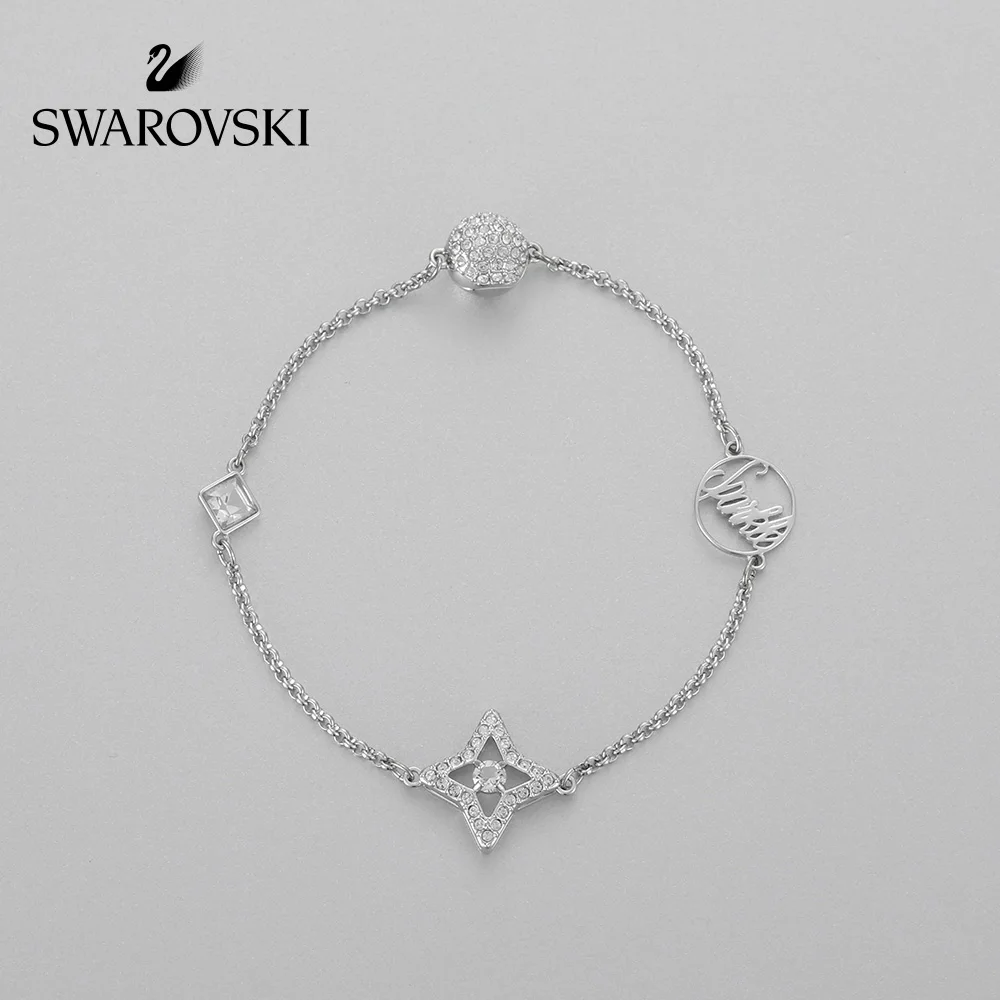 

Original Genuine Swarovski SWA REMIX COLLECTION Romantic hidden magnetic buckle bracelet 5373257