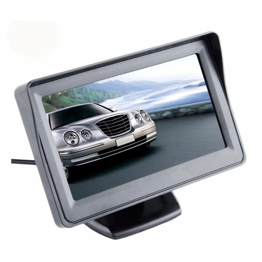 Car Monitor 4.3" Screen For Rear View Reverse Camera TFT LCD Display HD