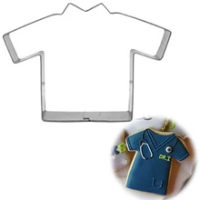 1 шт. футбольная безрукавка металлический резак для марок кондитерские изделия, печенье Форма помадка кекс Кондитерская выпечка инструмент gateau reposteria