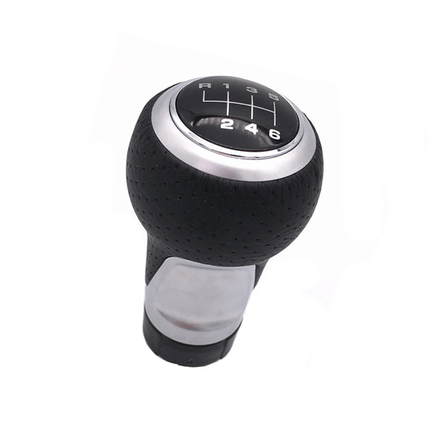 Для сиденье Audi Skoda A4 B6 B7 b8 A6 S4 B8 8 K A5 8 T Q5 8R 2007- 12 мм, красные, серебристые, Шестерни рукоятка рычага переключения передач с рычаг коробки передач загрузки