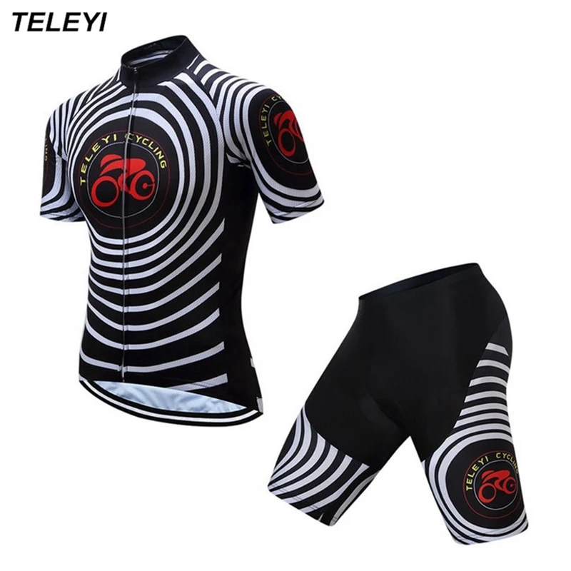 

New Summer Cycling Jersey Bib shorts Set Breathable Racing Bicycle Cloting Quick-Dry Bib GEL MTB Bike T-shirt Pants