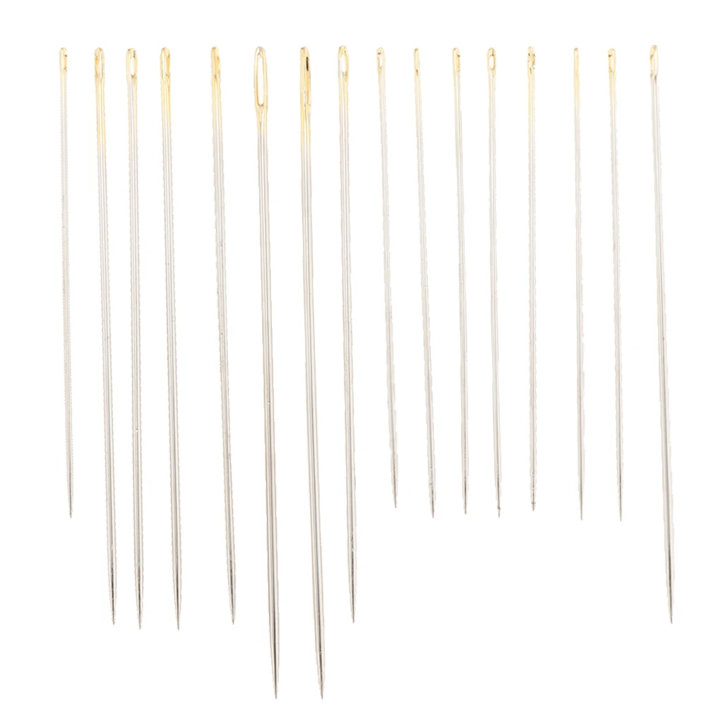 80pcs Useful Hand Sewing Stitches Needles Self Threading Easy to Thread Pins