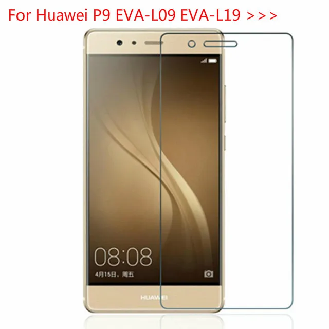 Закаленное Стекло для huawei P9 eva-l09 eva-l19 Dual Sim EVA-L29 Экран протектор 9 H Защитная пленка |