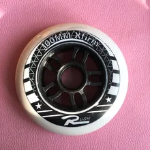 1 Piece Inline Speed Roller Wheels Sliding Skate Wheels PP 90mm 100mm Slalom Racing Wheels Skating White