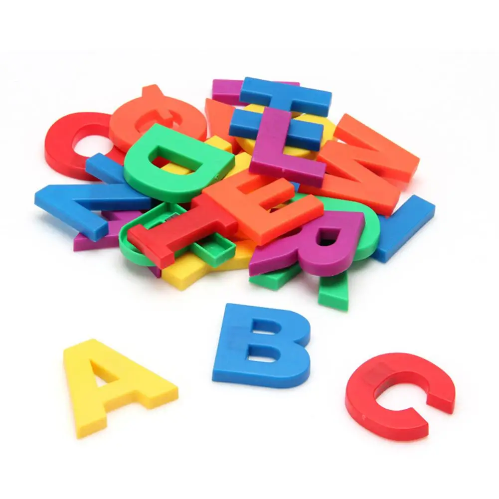 

New Gift Set Magnets Teaching Alphabet Set Of 42 Colorful Magnetic Fridge Letters & Numbers Education Learn Cute Kid Baby Toy